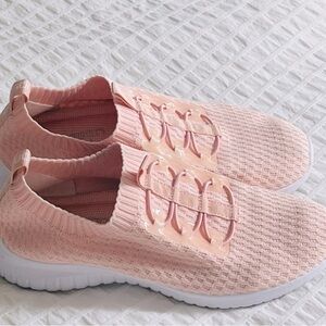 Women's Cute Pink slip-on sneakers Tiosebon 7.5 8